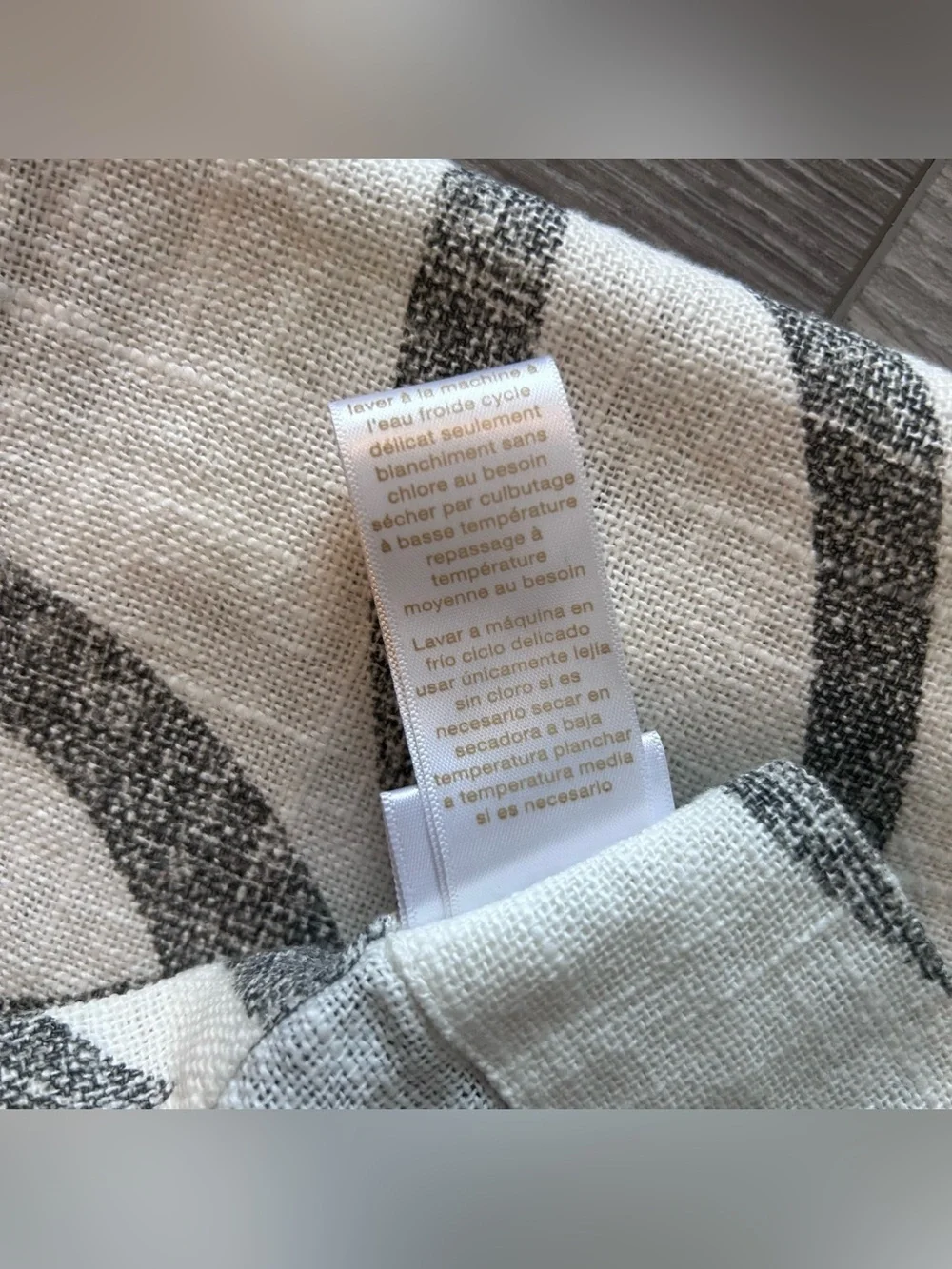 Set Of 2 West Elm European Flax Linen Light Filtering Curtains Panels, 48x84”